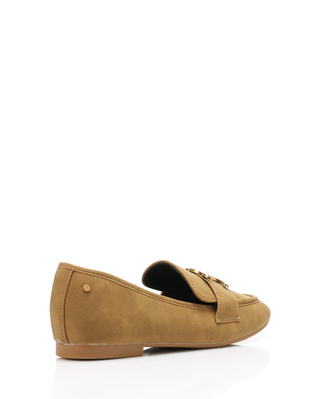 HOT-DVTX-004 Leather Buckle Loafer