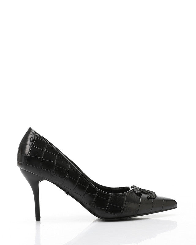 HOT-DVTX-006 Patterned High-Heeled Pump