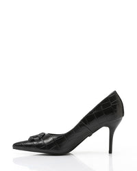 HOT-DVTX-006 Patterned High-Heeled Pump