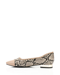 HOT-DVTX-010 Leather Snake Ballerina