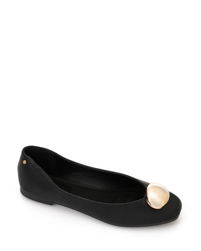 HOT-DVTX-014 With A Gold Middle Buckle Plain Ballerina