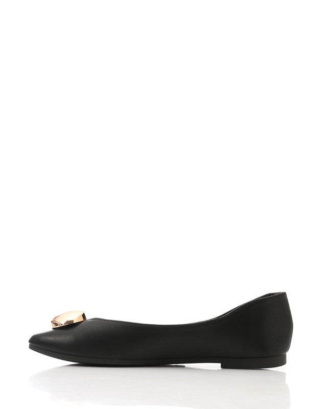 HOT-DVTX-014 With A Gold Middle Buckle Plain Ballerina