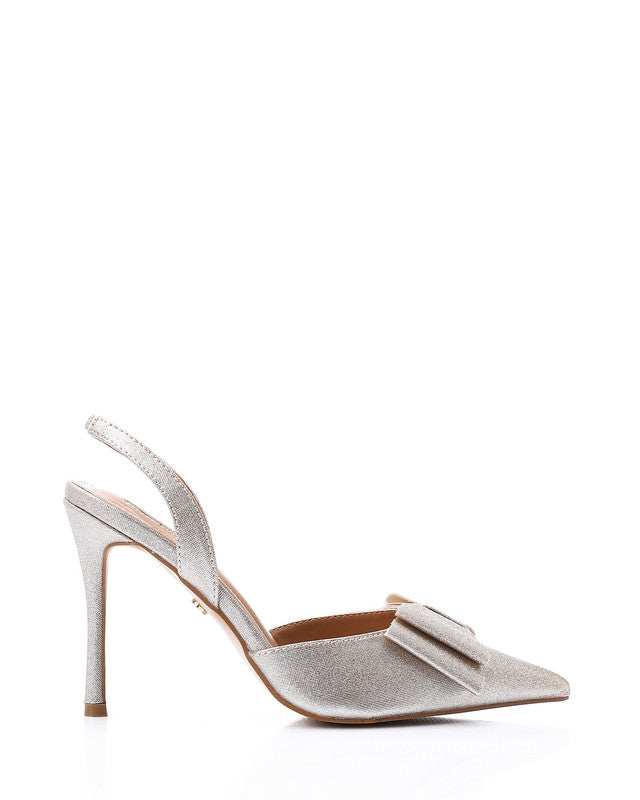 HUA-DJTV-003 Midnight Elegance Bow Heels