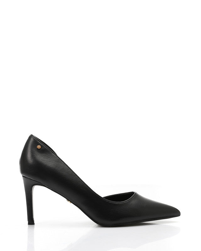 HUA-DVTX-001 Suede Side Open Pointed Heels