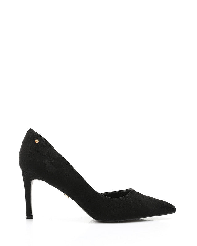 HUA-DVTX-001 Suede Side Open Pointed Heels