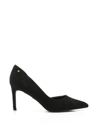 HUA-DVTX-001 Suede Side Open Pointed Heels