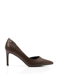 HUA-DVTX-001 Suede Side Open Pointed Heels