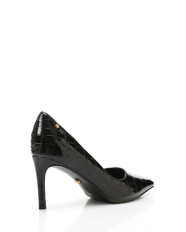 HUA-DVTX-001 Suede Side Open Pointed Heels