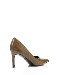 HUA-DVTX-001 Suede Side Open Pointed Heels