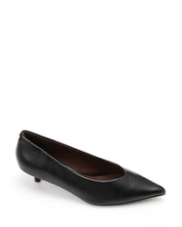 HUA-DVTX-003 Basic Pointed Toecap Leather Heels