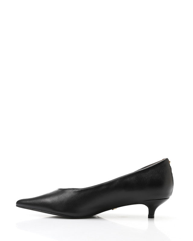 HUA-DVTX-003 Basic Pointed Toecap Leather Heels