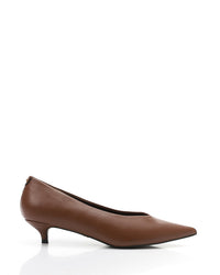 HUA-DVTX-003 Basic Pointed Toecap Leather Heels