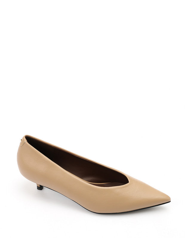 HUA-DVTX-003 Basic Pointed Toecap Leather Heels