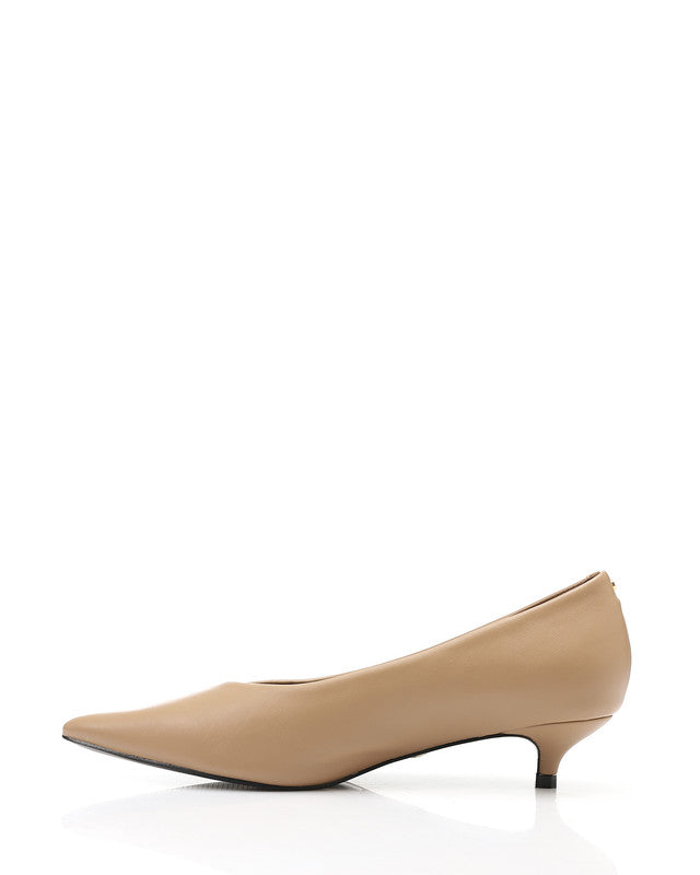 HUA-DVTX-003 Basic Pointed Toecap Leather Heels