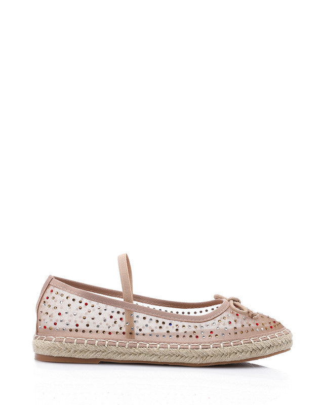 JAL-DJTV-004 Prominent Pattern Flat Shoes