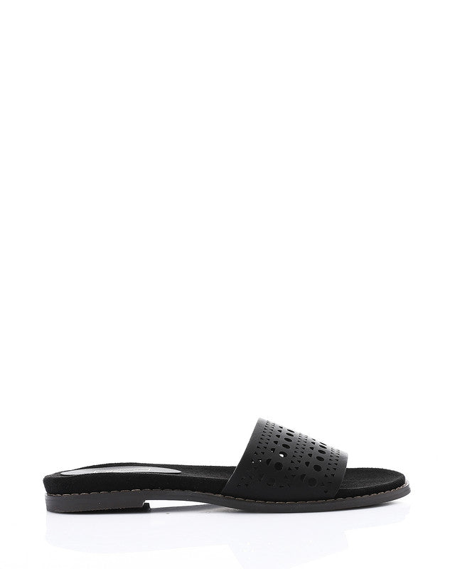 JAL-DJTV-019 Perforated Leather Slipper