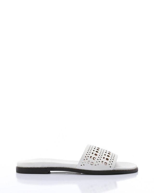 JAL-DJTV-019 Perforated Leather Slipper