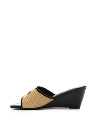 JAL-DJTV-021 Heeled Leather Slippers