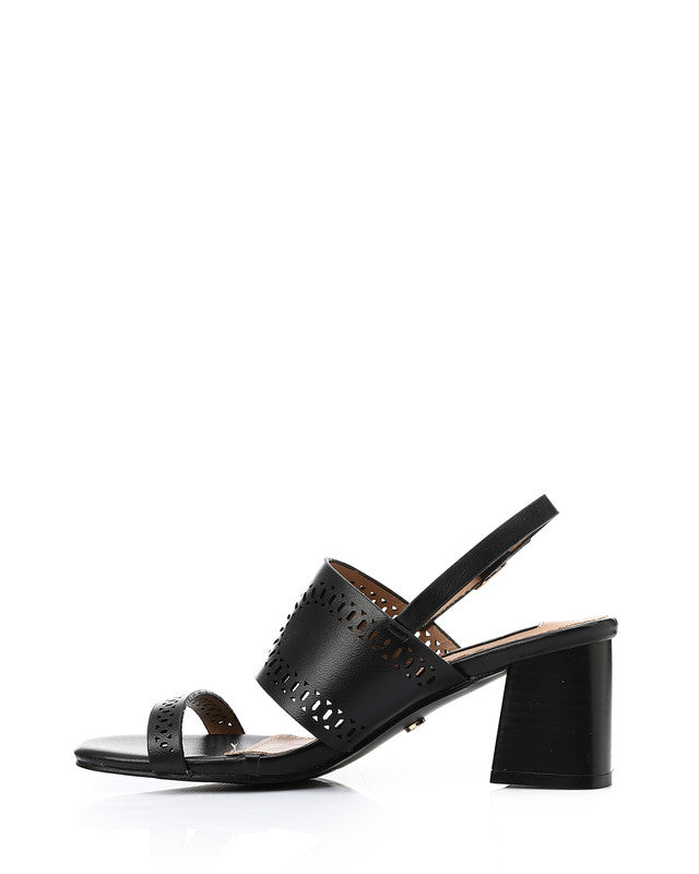 JAL-DJTV-028 Perforated Heeled Sandals