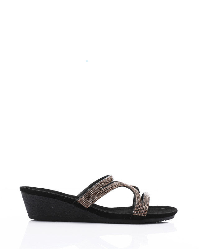 JAL-DJTV-034 Wedge Strass Slipper