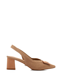 JAL-DJTV-040 Decorative Buckle Ribbed Pump