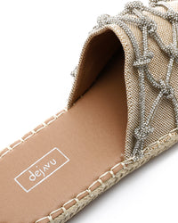 JAL-DJTV-053 Round Toecap Strassy Mules