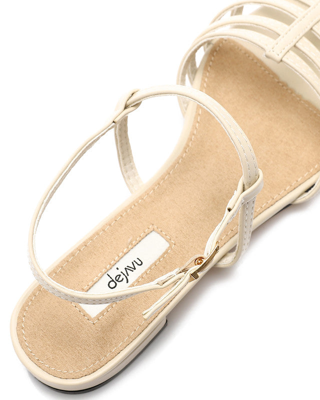 JAL-DJTV-056 Off Pointed Toecap Flat Shoes