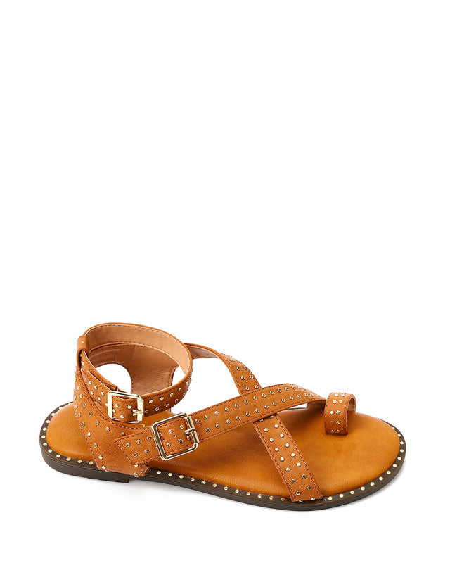 JAL-DJTX-001 Criss-Cross Strap Sandal