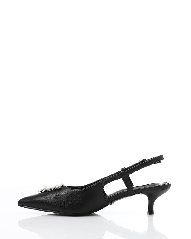 JAL-DJTX-005 Knot-Detail Flat Heel