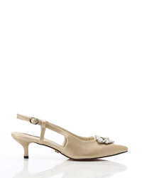 JAL-DJTX-005 Knot-Detail Flat Heel