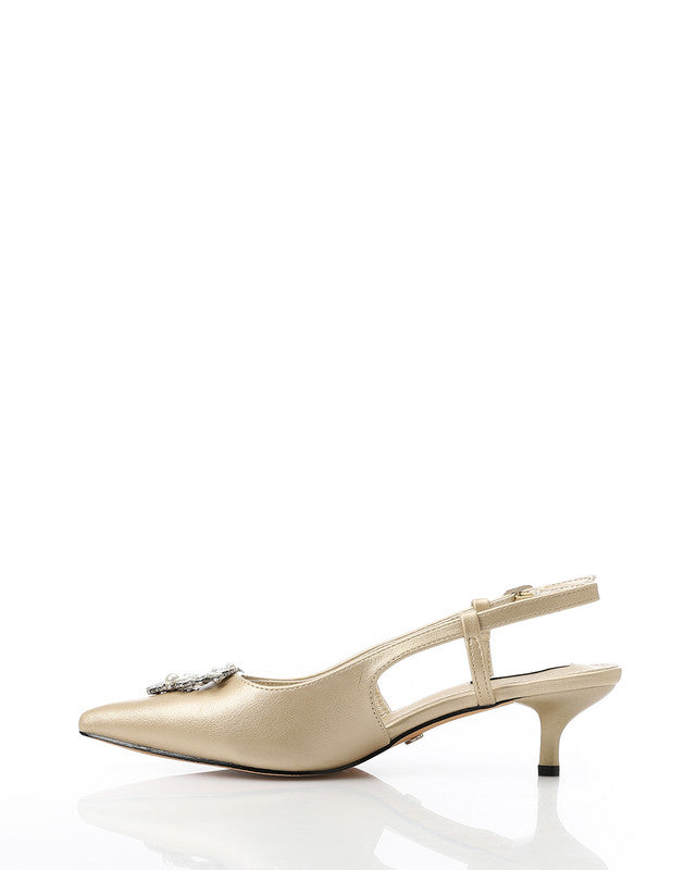 JAL-DJTX-005 Knot-Detail Flat Heel