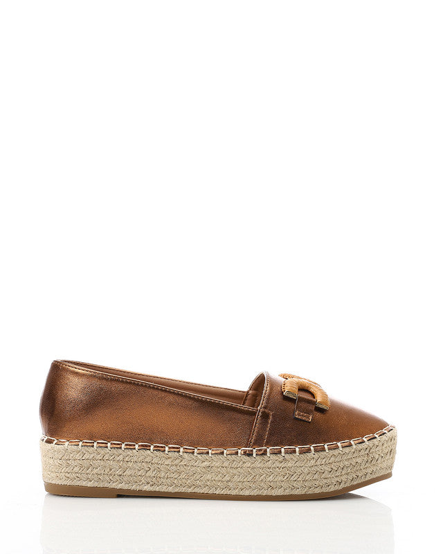 JAL-DJTX-007 Copper Laser-Cut Espadrille