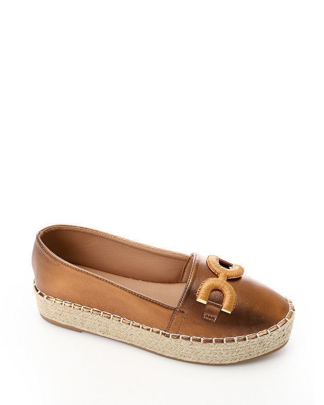 JAL-DJTX-007 Copper Laser-Cut Espadrille