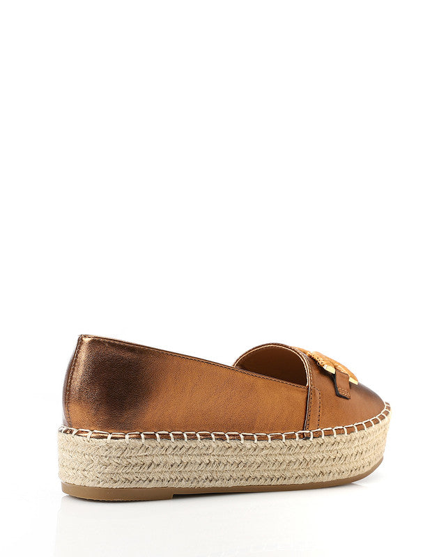 JAL-DJTX-007 Copper Laser-Cut Espadrille