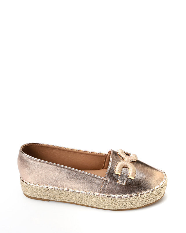 JAL-DJTX-007 Copper Laser-Cut Espadrille