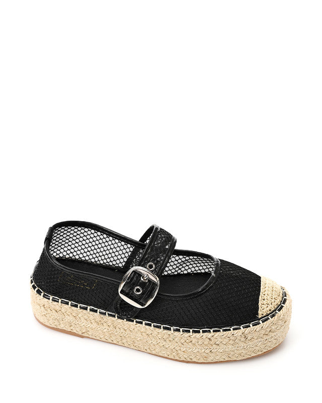 JAL-DJTX-008 Quilted Strap Espadrille