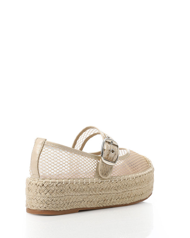 JAL-DJTX-008 Quilted Strap Espadrille