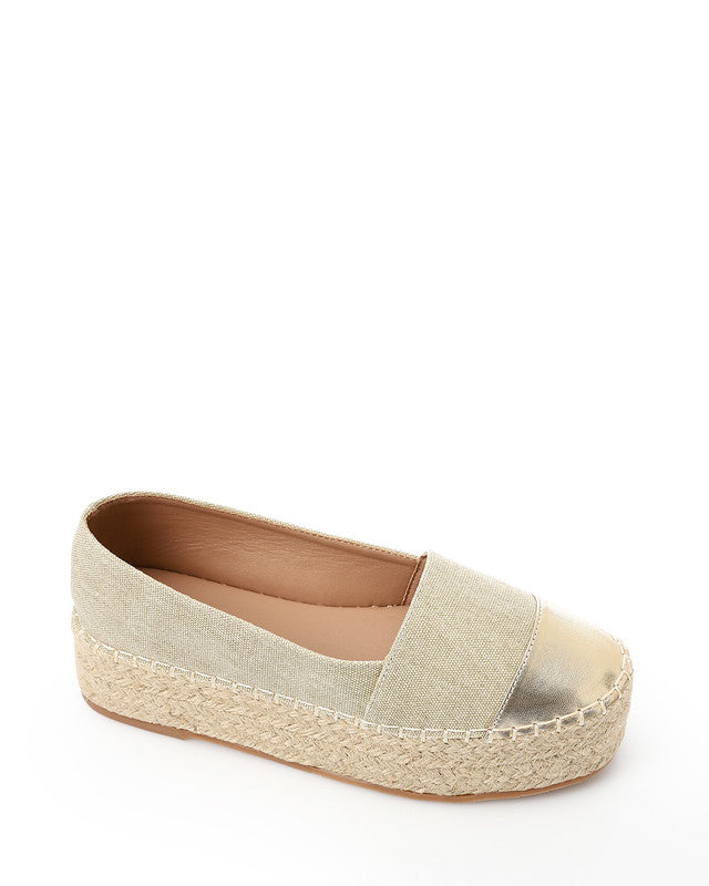 JAL-DJTX-009 Canvas Espadrille Flats