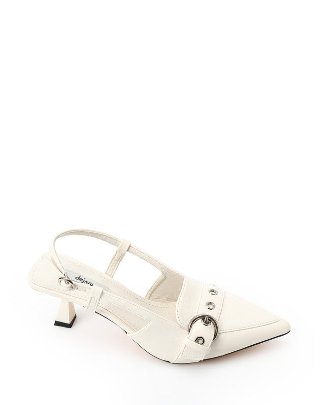 JAL-DJTX-013 Pointed Slingbacks Heels