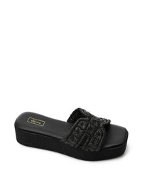 JAL-DJTX-019 Crochet Textile Upper Slippers