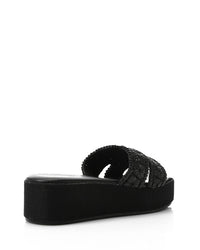 JAL-DJTX-019 Crochet Textile Upper Slippers