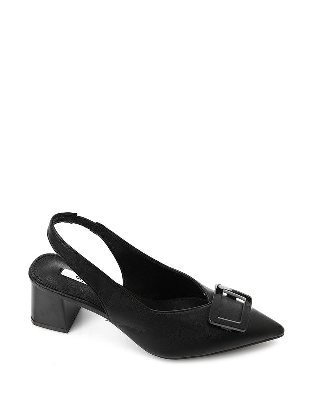 JAL-DJTX-020 Faux Leather Upper Heels