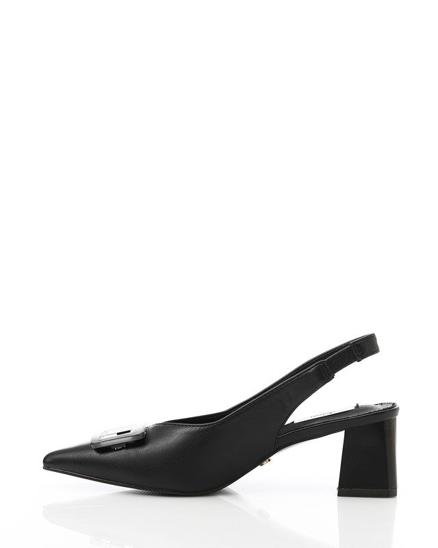 JAL-DJTX-020 Faux Leather Upper Heels