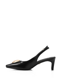 JAL-DJTX-026 Buckle Closure Slingback Strap Heels