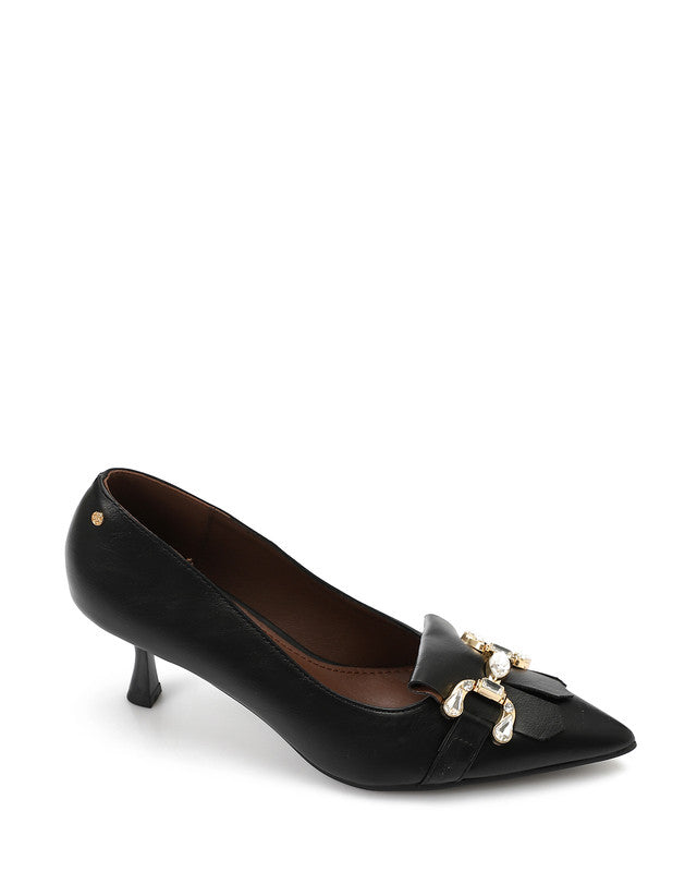 JAL-DVTX-011 Leather Buckle Heels
