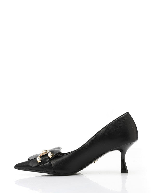 JAL-DVTX-011 Leather Buckle Heels