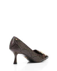 JAL-DVTX-011 Leather Buckle Heels