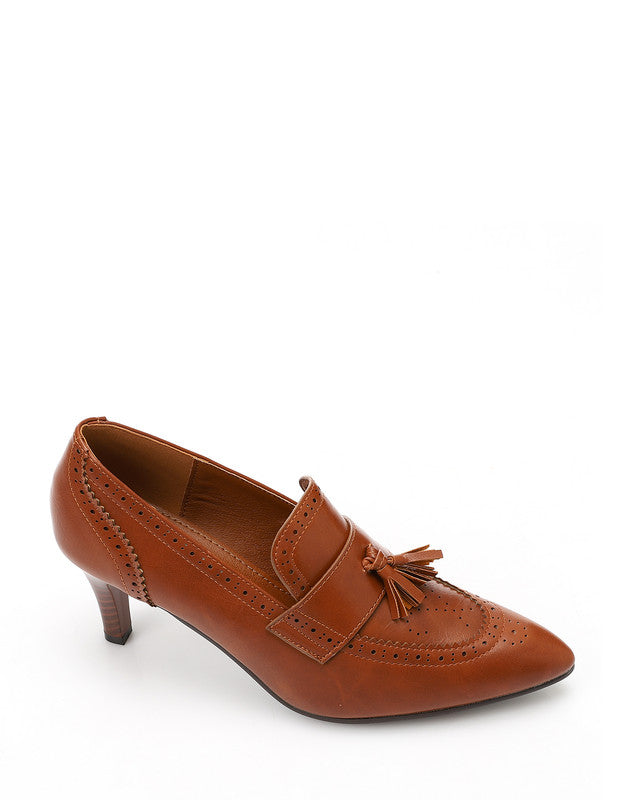 JAL-DVTX-014 Oxford Heeled Shoes