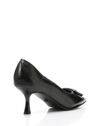 JAL-DVTX-018 Leather Plain With A Middle Buckle Heels