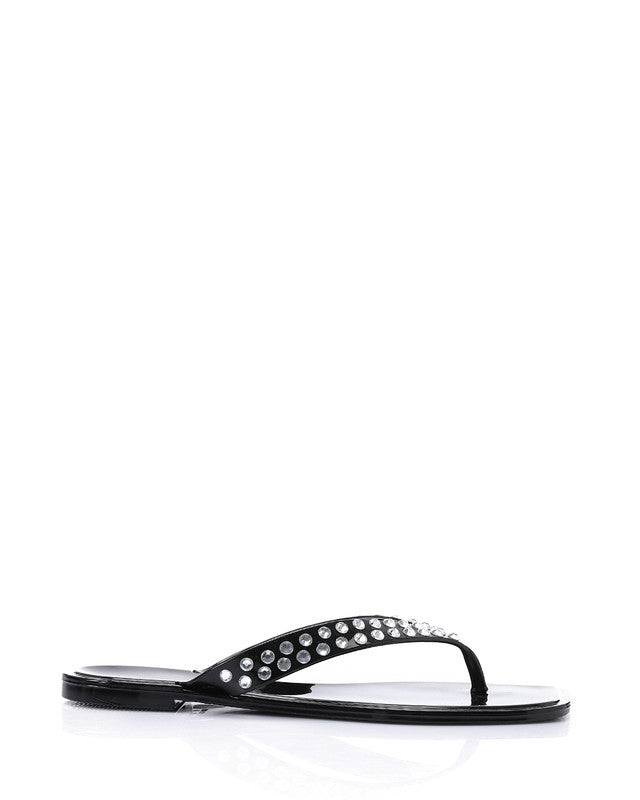 KND-DJTV-003 Black One Thong Slipper